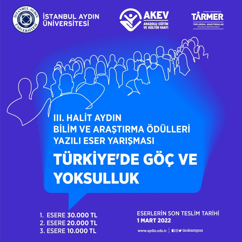 III. Halit Aydın Science and Research Awards Written Works Competition