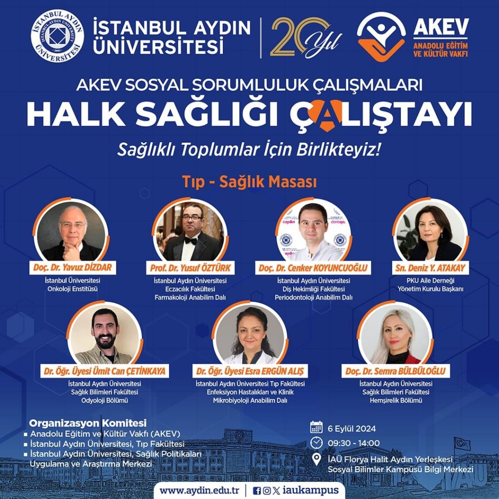 AKEV SOSYAL SORUMLULUK ÇALIŞMALARI HALK SAĞLIĞI ÇALIŞTAYI