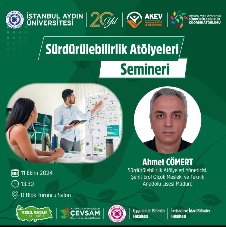 SÜRDÜREBİLİRLİK ATÖLYELERİ SEMİNERİ